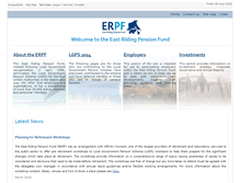 Tablet Screenshot of erpf.org.uk